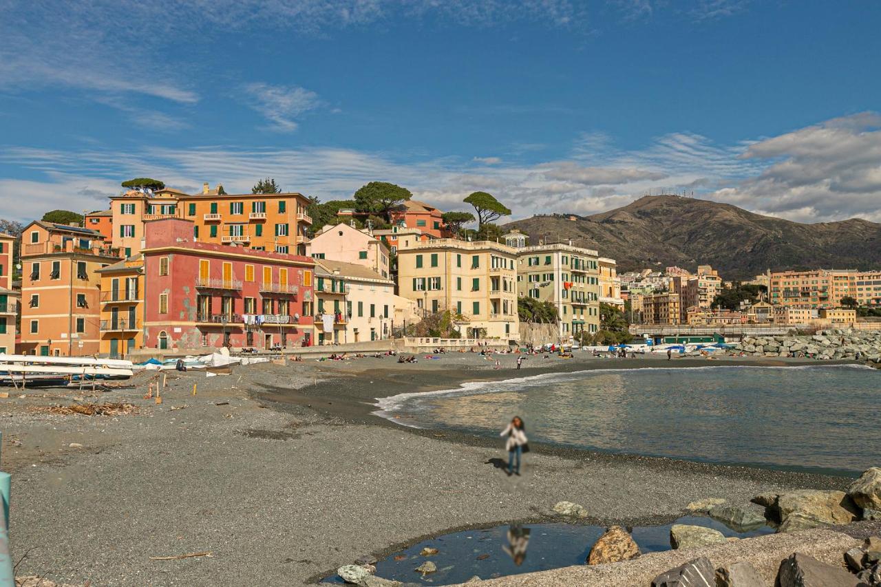 Ferienwohnung La Perla Di Sturla Genua Exterior foto