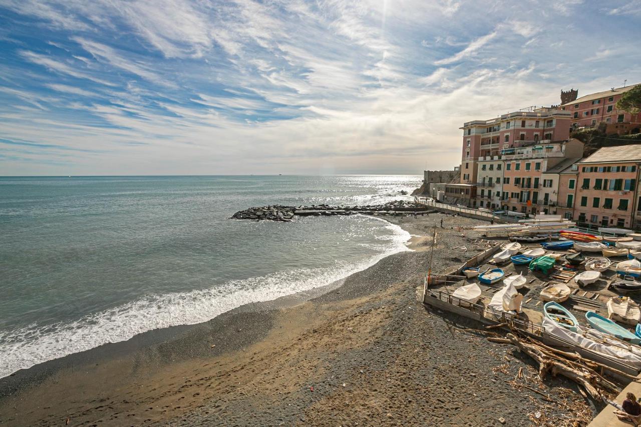 Ferienwohnung La Perla Di Sturla Genua Exterior foto